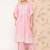 women ethnic motifs printed regular kurta with trousers