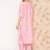 women ethnic motifs printed regular kurta with trousers