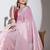 Pink tissue ready to wear saree