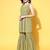 women tiered kurti with sharara & with dupatta