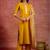 women embroidered regular thread work kurta with trousers & with dupatta