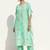 women ethnic motifs printed regular kurta with trousers