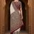 Off white ethnic motifs woven design banarasi saree with blouse piece