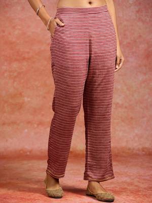 women ethnic motifs printed regular kurta with trousers & with dupatta 3