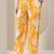 ethnic motifs printed v-neck kurta with salwar