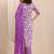 women floral printed empire thread work kurta with trousers & with dupatta