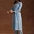 women ethnic motifs printed regular kurta with trousers