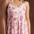 women floral printed tiered kurti with trousers & with dupatta