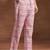women floral printed tiered kurti with trousers & with dupatta