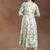 women floral printed panelled kurta with trousers
