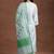 women ethnic motifs printed regular kurta with trousers & with dupatta