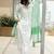 women ethnic motifs printed regular kurta with trousers & with dupatta