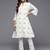 women printed regular kurta with trousers