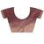 Purple embellished embroidered silk blend designer saree