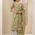 women floral printed regular kurta with salwar & with dupatta