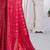 Red woven design zari satin heavy work banarasi saree