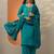 ethnic motifs embroidered regular thread work kurta & trousers with dupatta