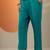 ethnic motifs embroidered regular thread work kurta & trousers with dupatta