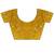 Mustard embellished embroidered tissue designer saree