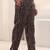 women ethnic motifs printed regular thread work kurta with trousers & with dupatta