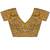 Gold embellished embroidered  chiffon heavy work saree