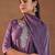 floral embroidered straight gotta patti kurta with trousers & dupatta