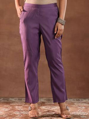 floral embroidered straight gotta patti kurta with trousers & dupatta 7
