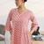 women ethnic motifs printed regular kurta with trousers & with dupatta