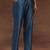floral embroidered straight sequinned kurta with trousers & dupatta