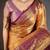 Gold woven design zari silk blend designer kanjeevaram saree