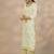 women ethnic motifs printed regular thread work kurta with trousers & with dupatta