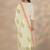 women ethnic motifs printed regular thread work kurta with trousers & with dupatta