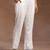 chevron embroidered regular thread work kurta with palazzos & dupatta