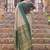 Beige woven design zari  cotton designer saree