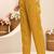 libas mustard floral printed straight suit set with dupatta