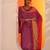 bandhani printed straight kurta with trousers and dupatta