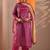 bandhani printed straight kurta with trousers and dupatta