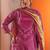 bandhani printed straight kurta with trousers and dupatta