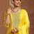 ethnic motifs embroidered sequinned straight kurta with trouser & dupatta