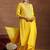 ethnic motifs embroidered sequinned straight kurta with trouser & dupatta