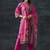 women ethnic motifs printed regular kurta with trousers & with dupatta
