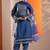 women floral embroidered regular thread work kurta with trousers & with dupatta