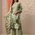 floral printed straight kurta with trousers & dupatta
