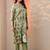 floral printed straight kurta with trousers & dupatta