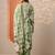 floral printed straight kurta with trousers & dupatta