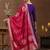 floral yoke design sequinned straight kurta with trouser & dupatta