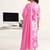 women ethnic motifs printed regular cotton blend kurta with trousers & with dupatta