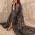 libas green ajrak printed straight suit set with dupatta