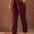 women ethnic motifs embroidered a-line kurta with trousers & dupatta
