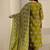 women ethnic motifs printed regular thread work kurta with trousers & with dupatta
